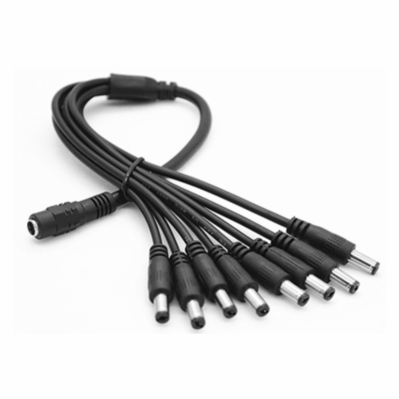 Home Security La - 5.5x2.1mm 1 fêmea para 2 4