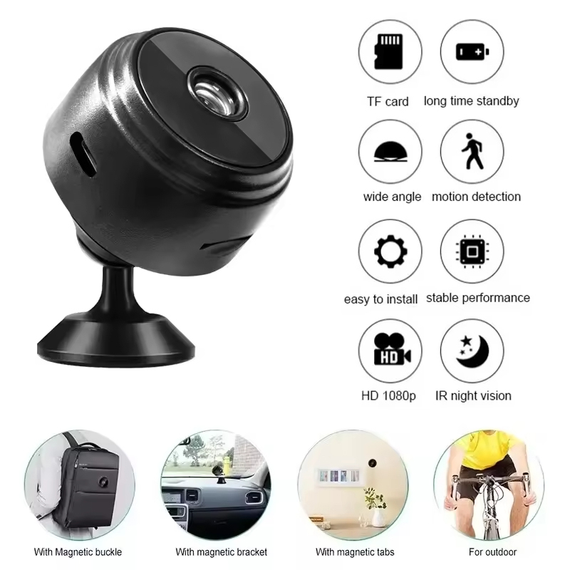 Home Security Video Cameras - Câmera de Segurança A9 Mini WiFi