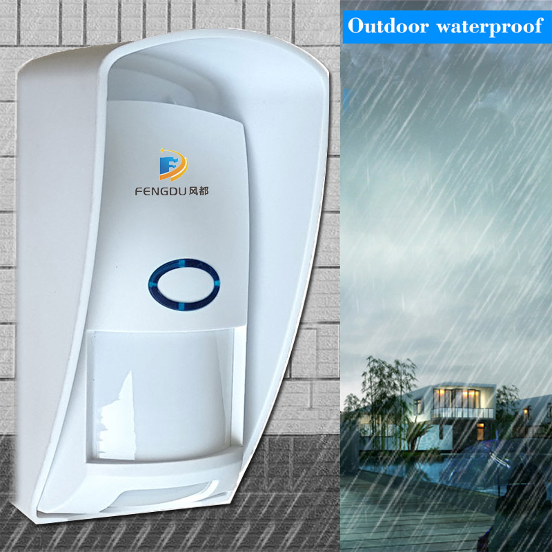 Home Security With Ai - Detector infravermelho imune animal sem fio,