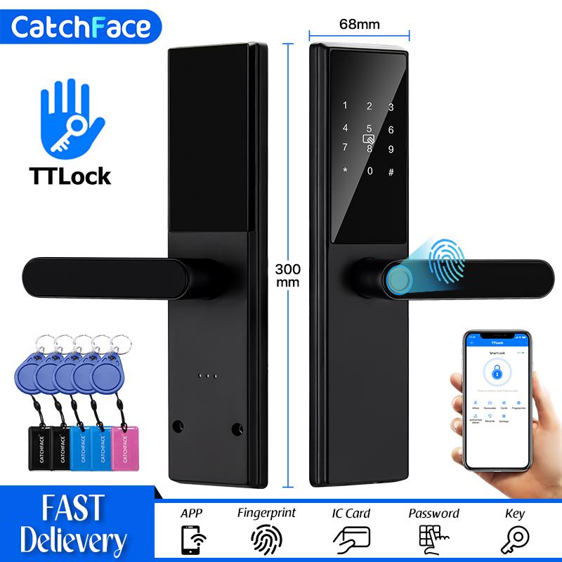 Home Security Essential - Fechadura de porta com impressão digital,