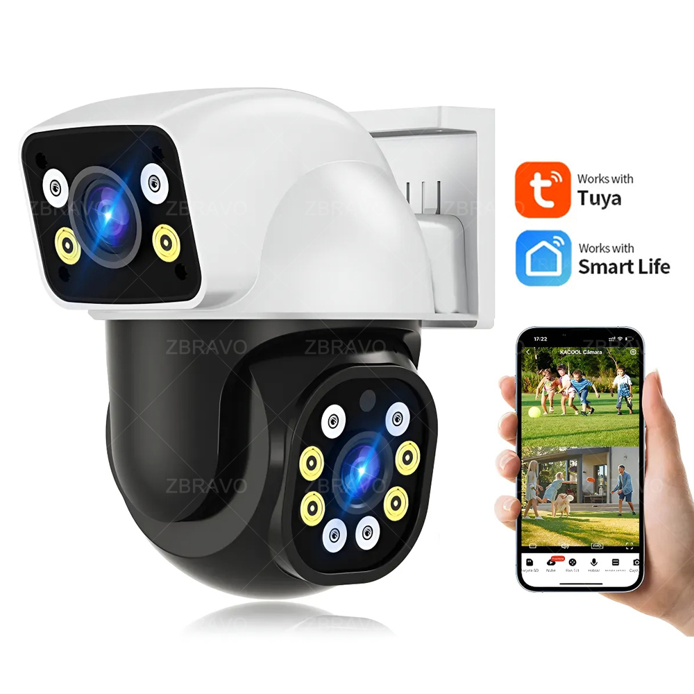 Home Security La - Câmera Externa Smartlife 8MP WiFi Tuya