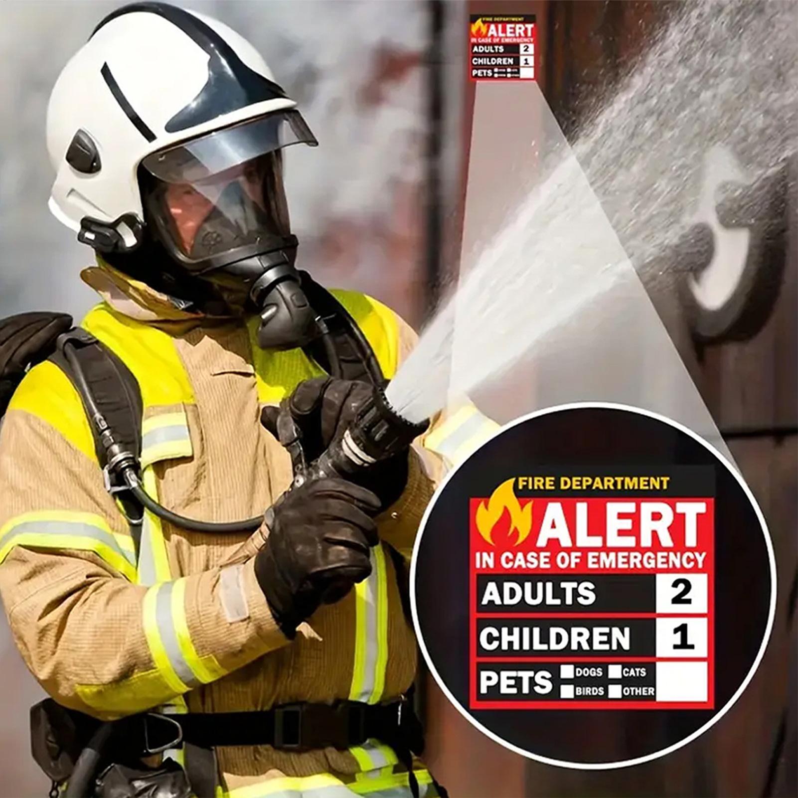 Home Security Department - Adesivo de Alerta para Animais de