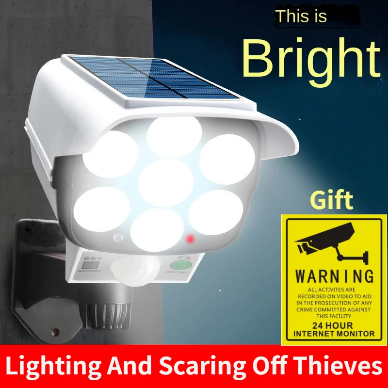 Home Security Video Cameras - Luz solar ao ar livre sensor