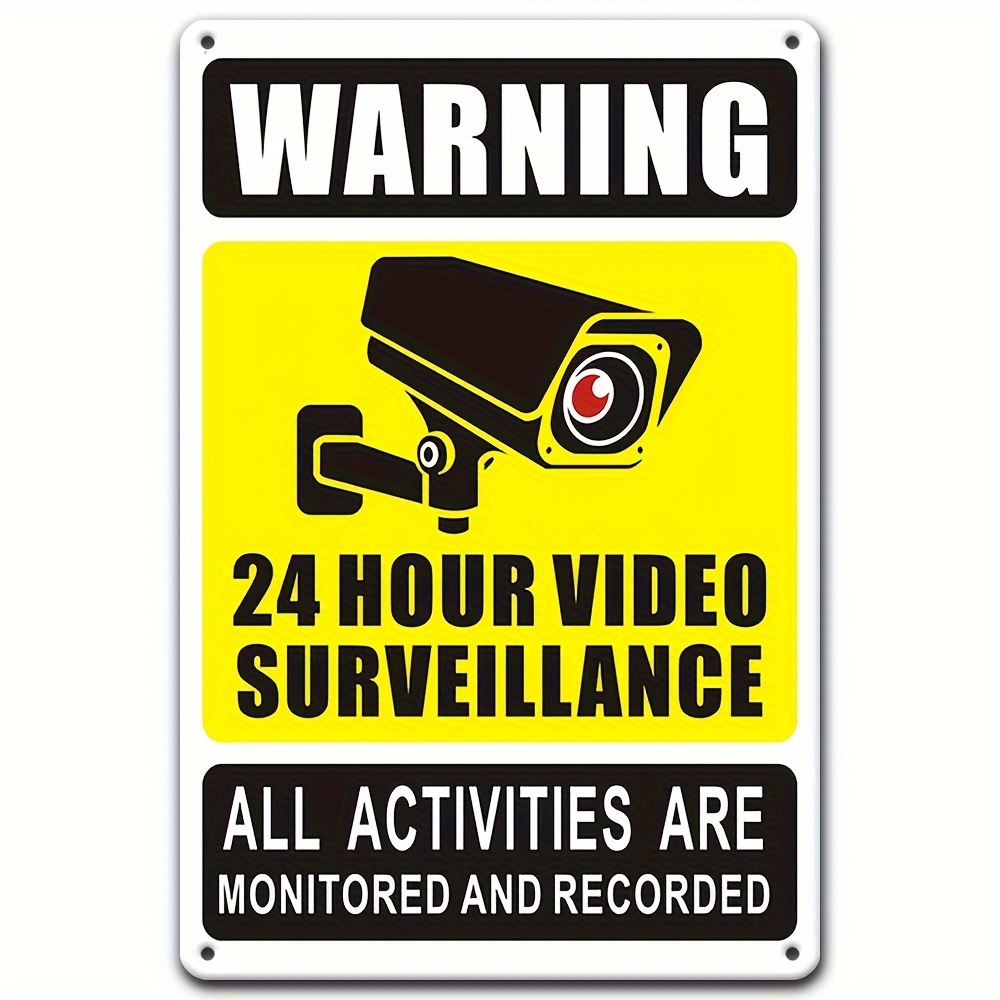 Home Security La - Sinal de aviso de vigilância por