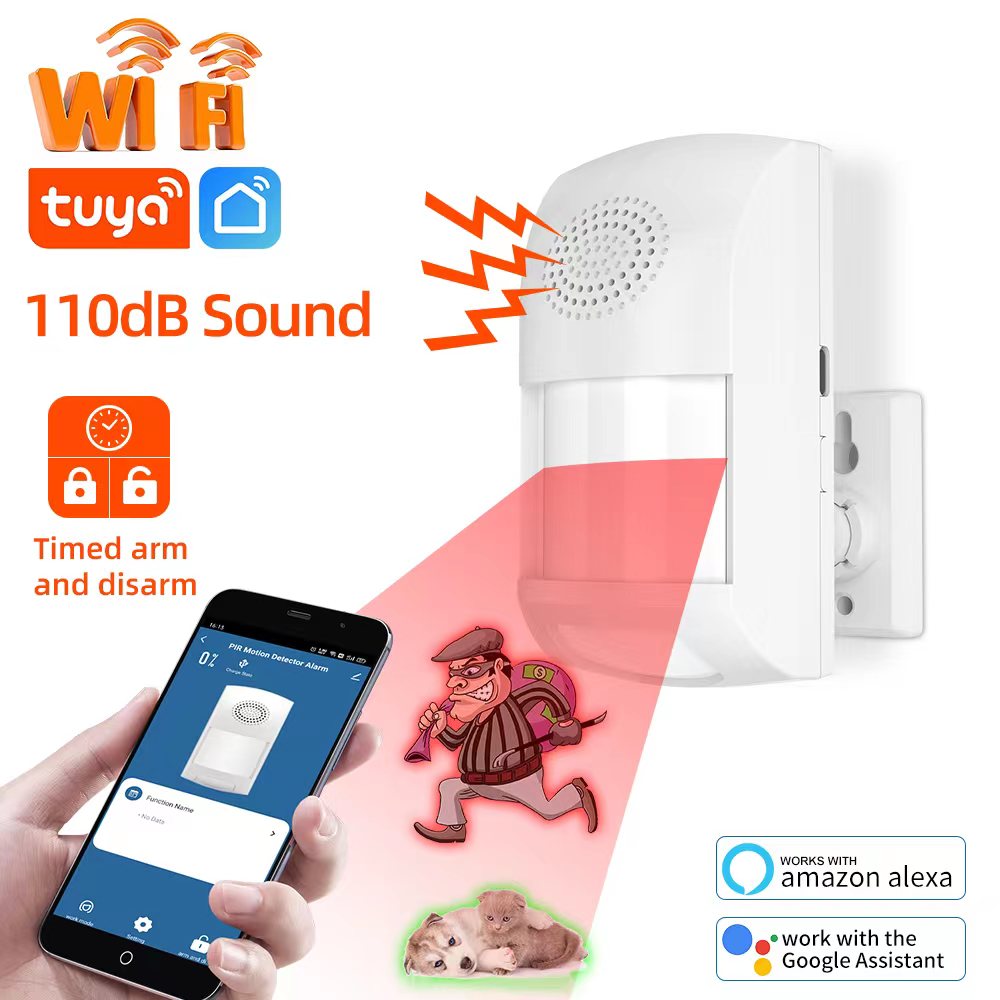 Home Security With Ai - Tuya wifi casa inteligente sensor de