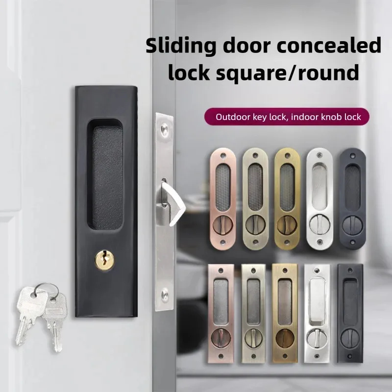 Home Security Key - Fechadura da porta deslizante fechadura da