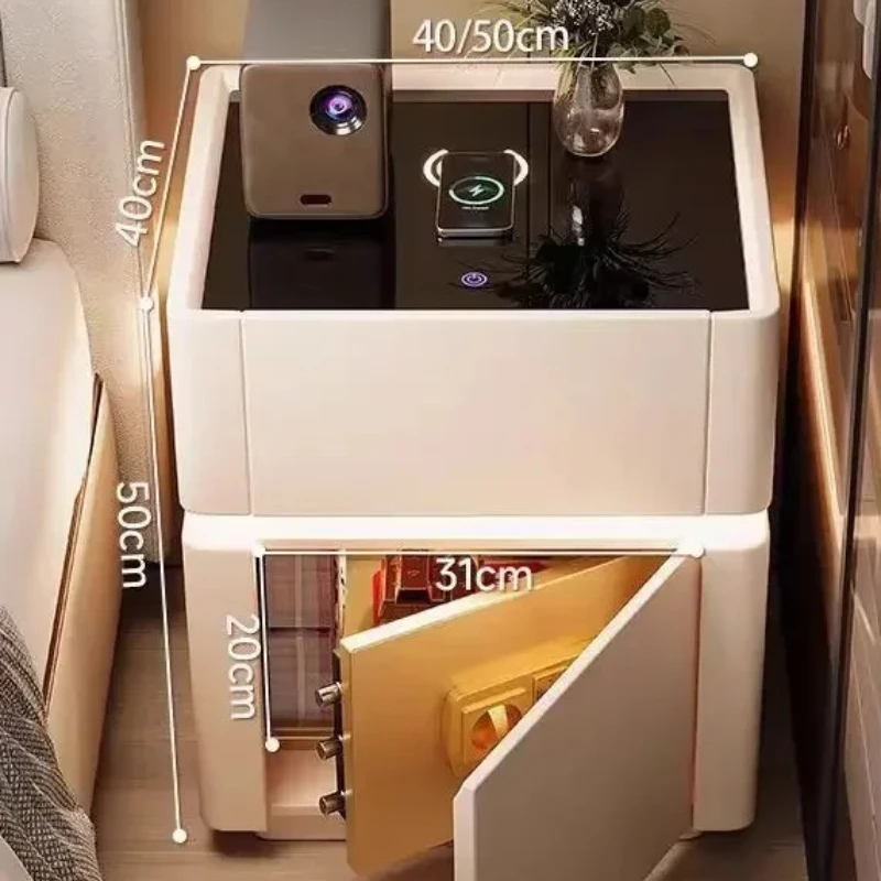 Home Security Of America - Mesa de Cabeceira Inteligente Multifuncional com