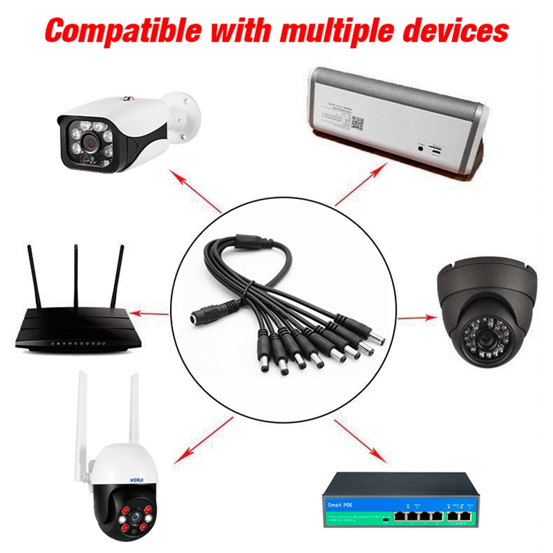 5.5x2.1mm 1 fêmea para 2 4 8 m - Home Security La avaliação e preço