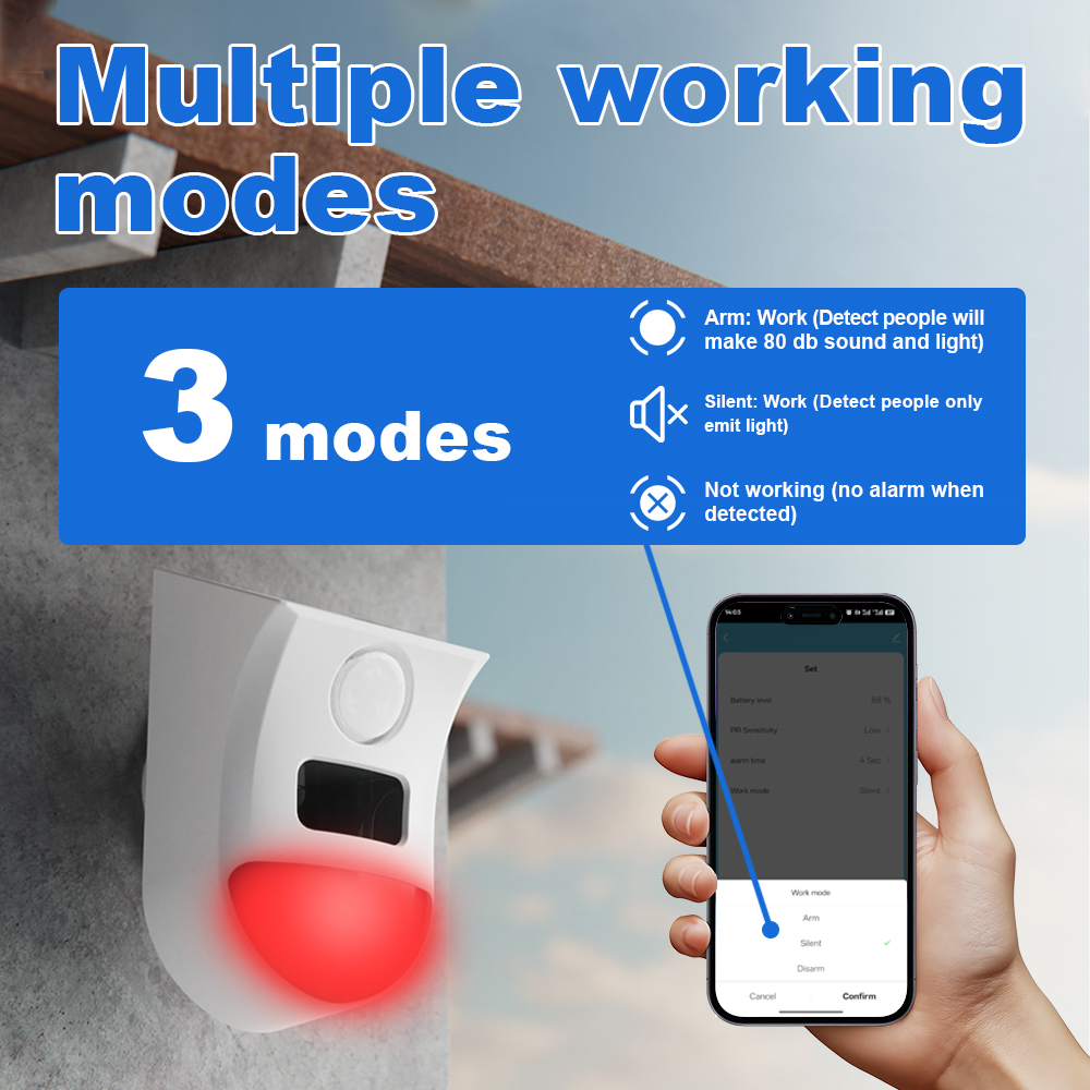 Alarme de Sensor de Movimento  - Home Security Yard Sensors avaliação e preço