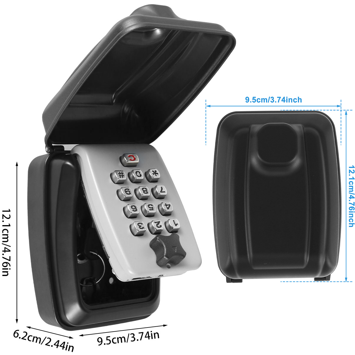 Wall-Mounted Key Lock Box, Sec - Home Security Essential avaliação e preço