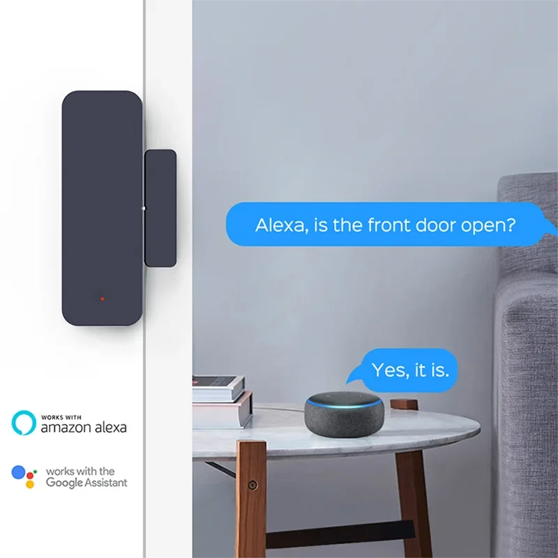 Tuya Zigbee-Sensor de Porta Ma - Home Security With Ai avaliação e preço