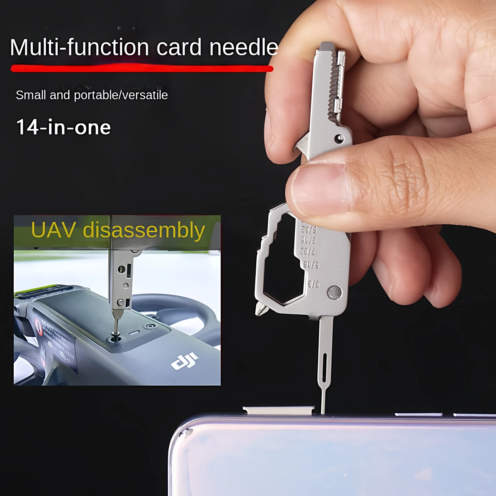 Mini multifuncional chaveiro f - Home Security Drones avaliação e preço