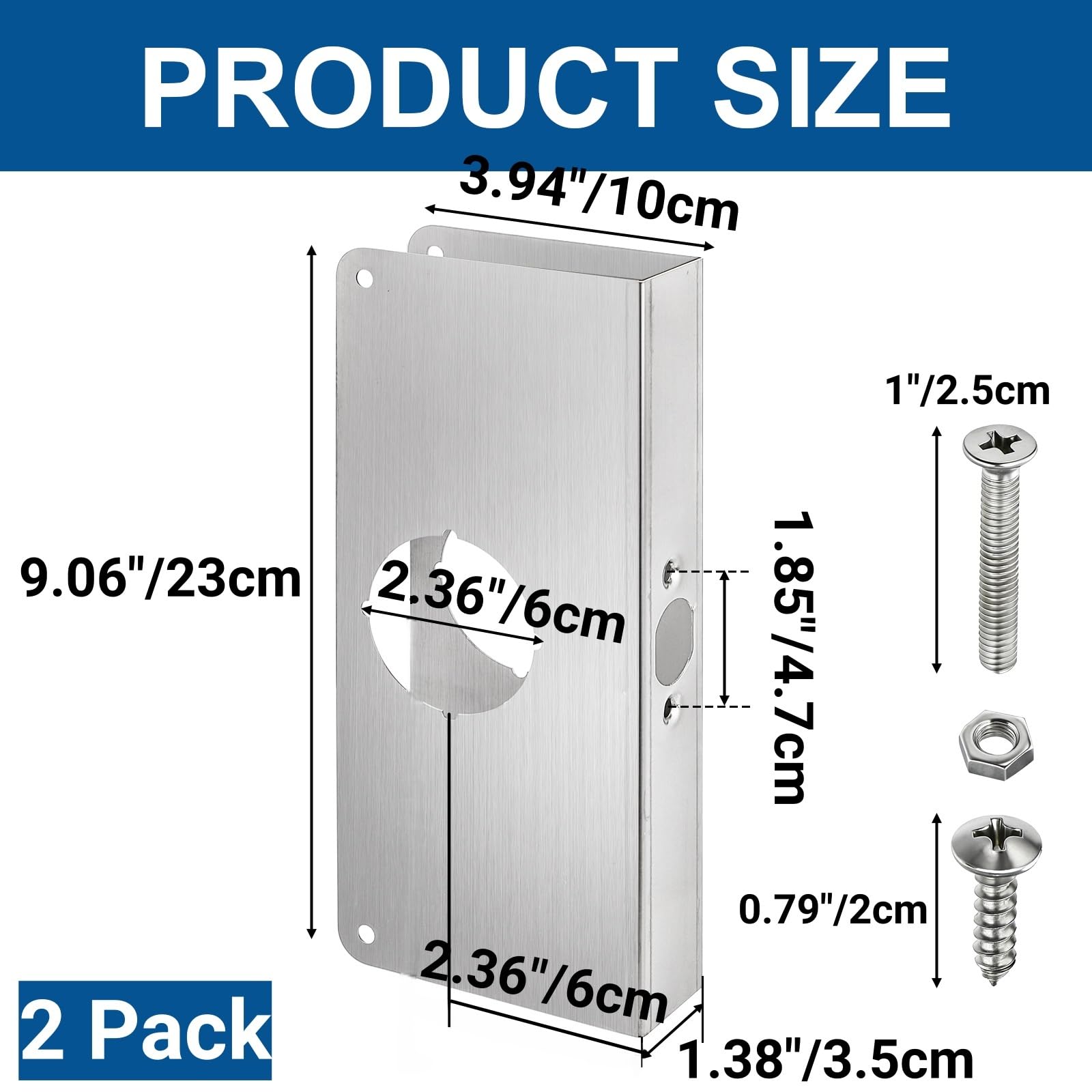 Placa de Reforço para Fechadur - Door Reinforcer Kit avaliação e preço