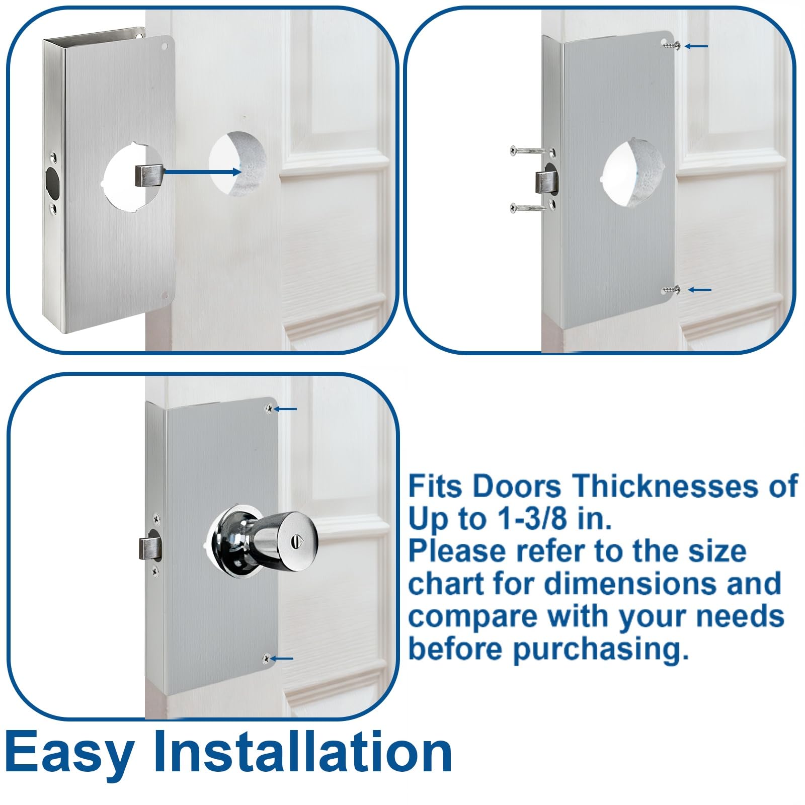 Placa de Reforço para Fechadur - Door Reinforcer Kit avaliação e preço