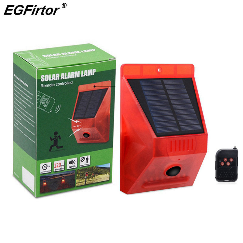 Lâmpada solar com controle rem - Home Security Yard Sensors avaliação e preço