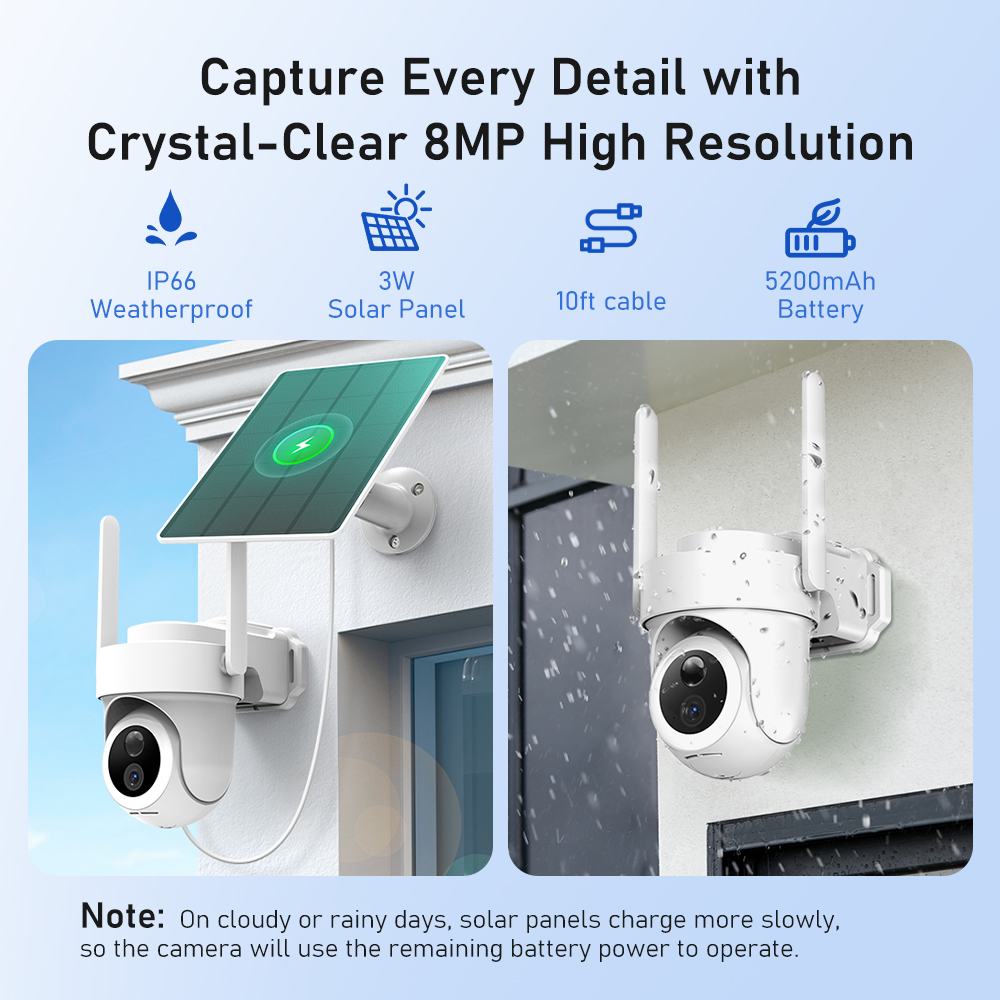 Sistema de Câmeras Solares 4K  - Home Security With Ai avaliação e preço