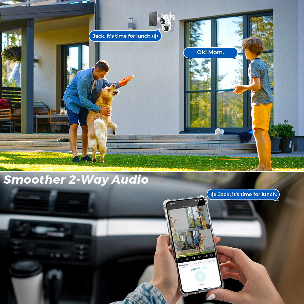 4k 8mp câmera solar bateria em - Home Security With Cameras avaliação e preço