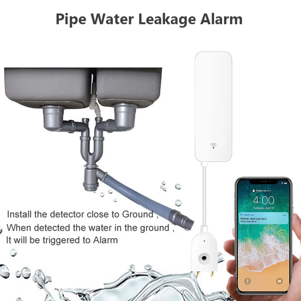 Sensor de Vazamento de Água Zi - Home Security With Ai avaliação e preço