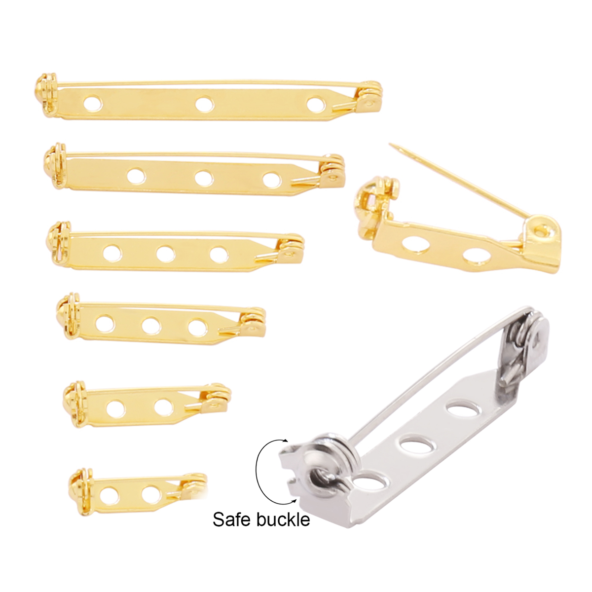 10 pçs 17-45mm broche clipe ba - Home Security Safe avaliação e preço