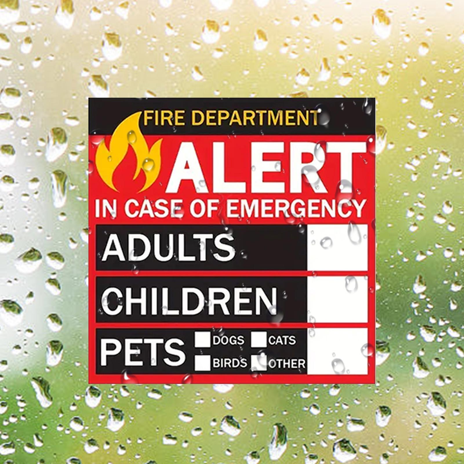 Adesivo de Alerta para Animais - Home Security Department avaliação e preço