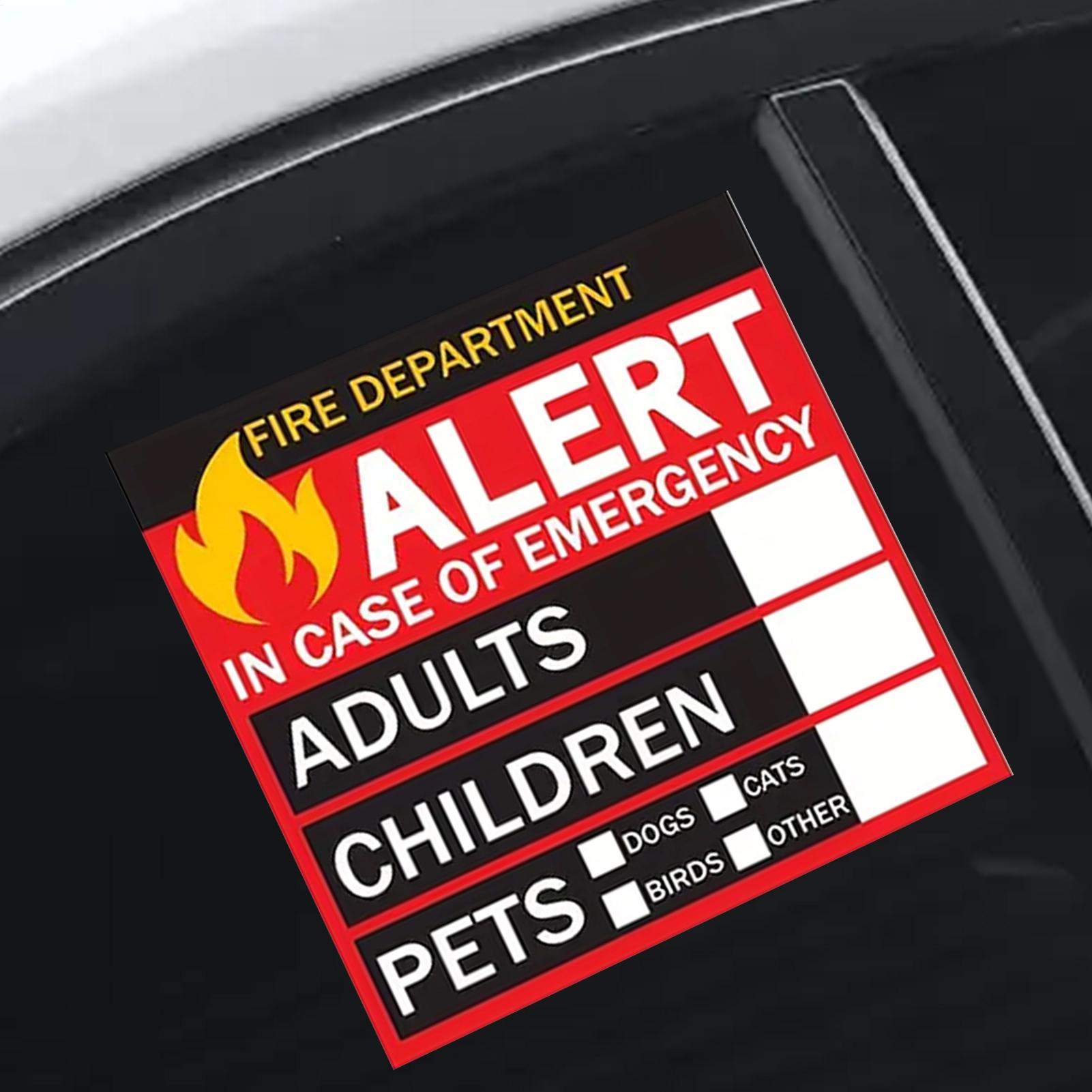 Adesivo de Alerta para Animais - Home Security Department avaliação e preço