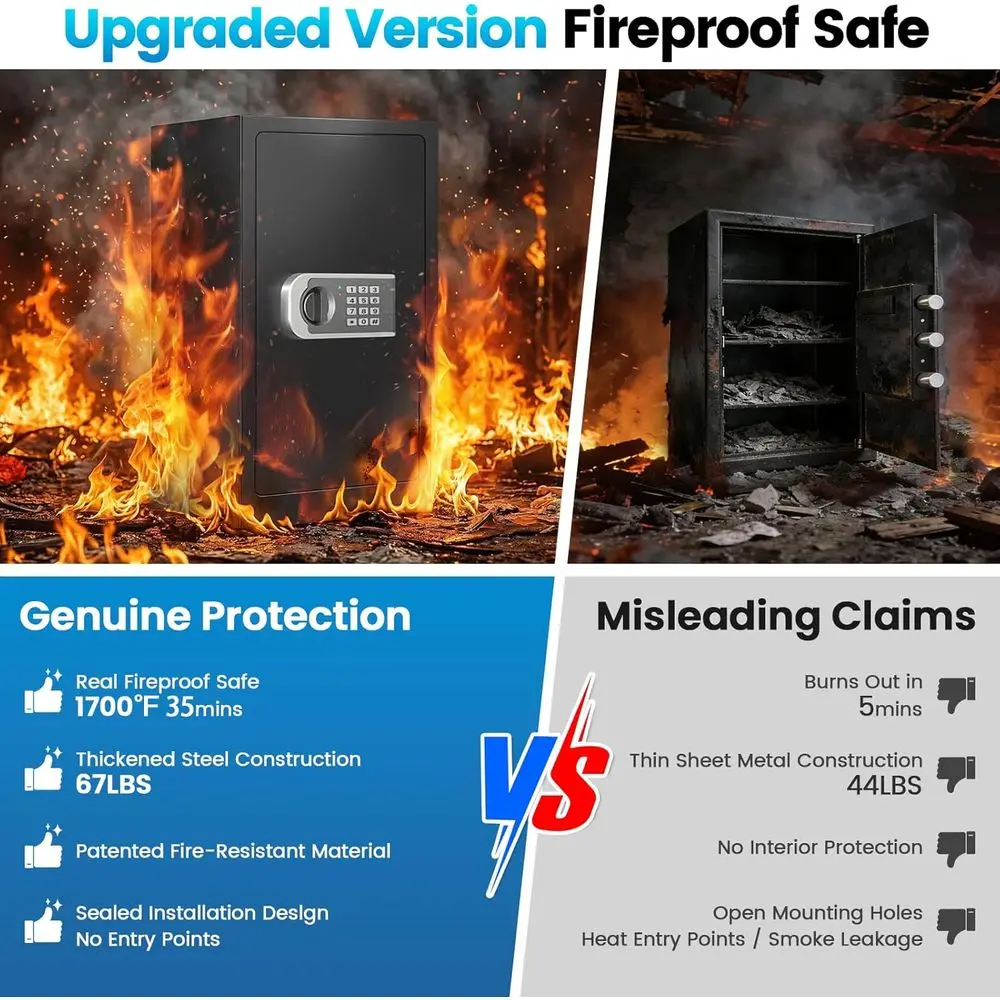 Cofre Residencial Aprimorado c - Safe Box Digital avaliação e preço