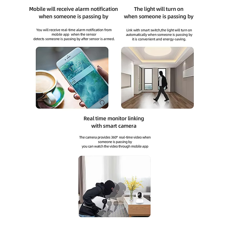 Sensor de Movimento PIR Inteli - Home Security With Ai avaliação e preço