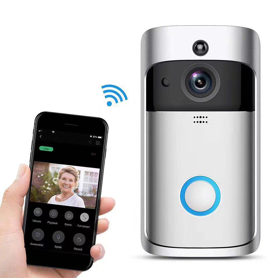 Campainha de Vídeo Inteligente - Home Security Ring Camera avaliação e preço