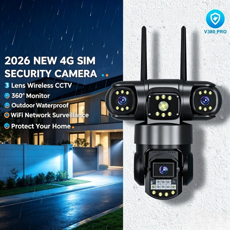 Câmera de Segurança 4G SIM com - Home Yard Security Cameras avaliação e preço