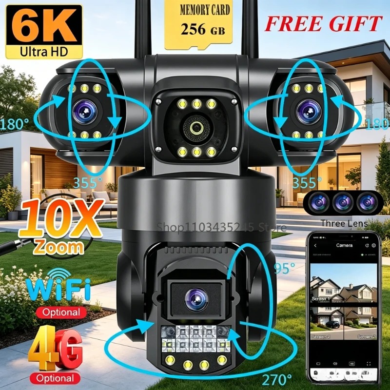 Câmera de Segurança 4G SIM com - Home Yard Security Cameras avaliação e preço