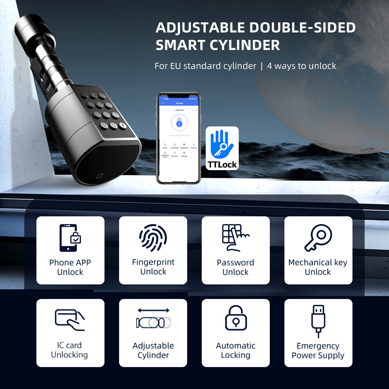 Fechadura de porta cilíndrica  - Home Security Key avaliação e preço