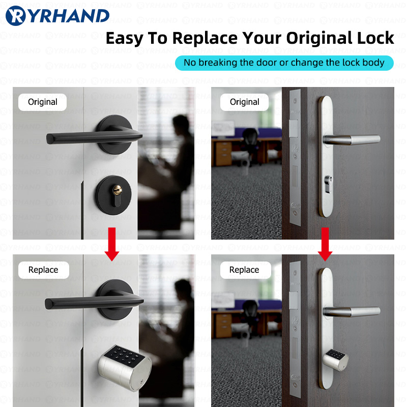 Fechadura de porta cilíndrica  - Home Security Key avaliação e preço