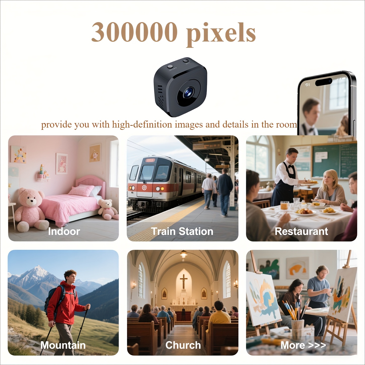 1080p hd mini câmera wi-fi seg - Home Security With Cameras avaliação e preço
