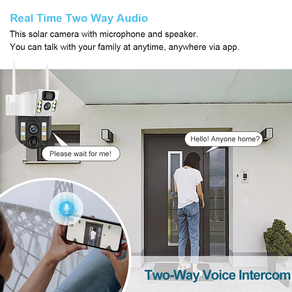 Câmera de vigilância CCTV sola - Home Security La avaliação e preço