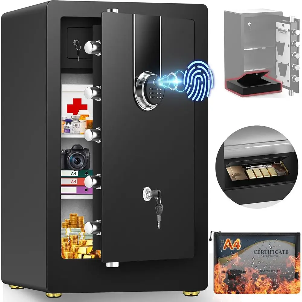 Cofre Biométrico Robusto, Segu - Safe Box Digital avaliação e preço