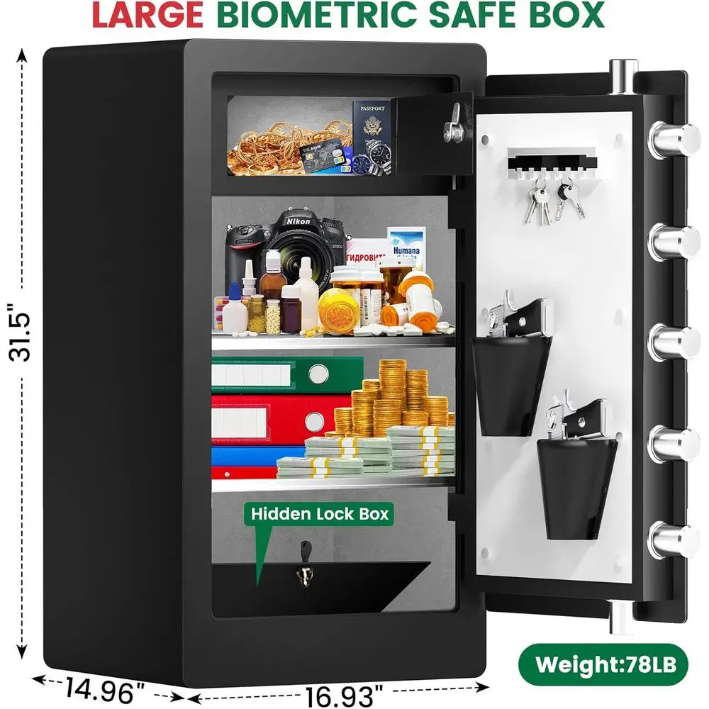 Cofre Biométrico Robusto, Segu - Safe Box Digital avaliação e preço