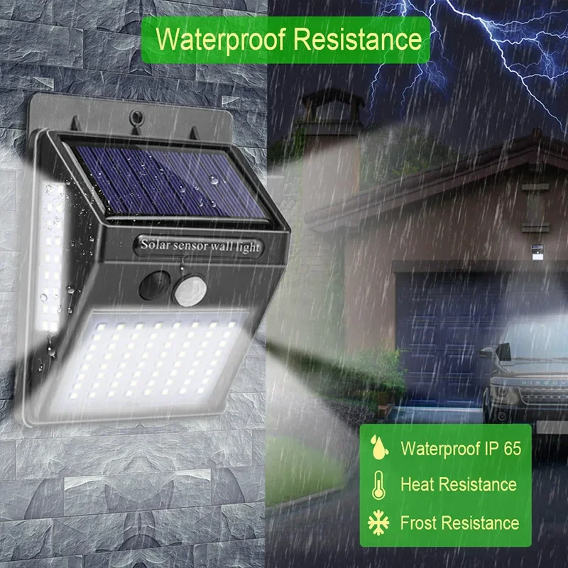 Luz de Parede Solar Externa co - Home Security Yard Sensors avaliação e preço