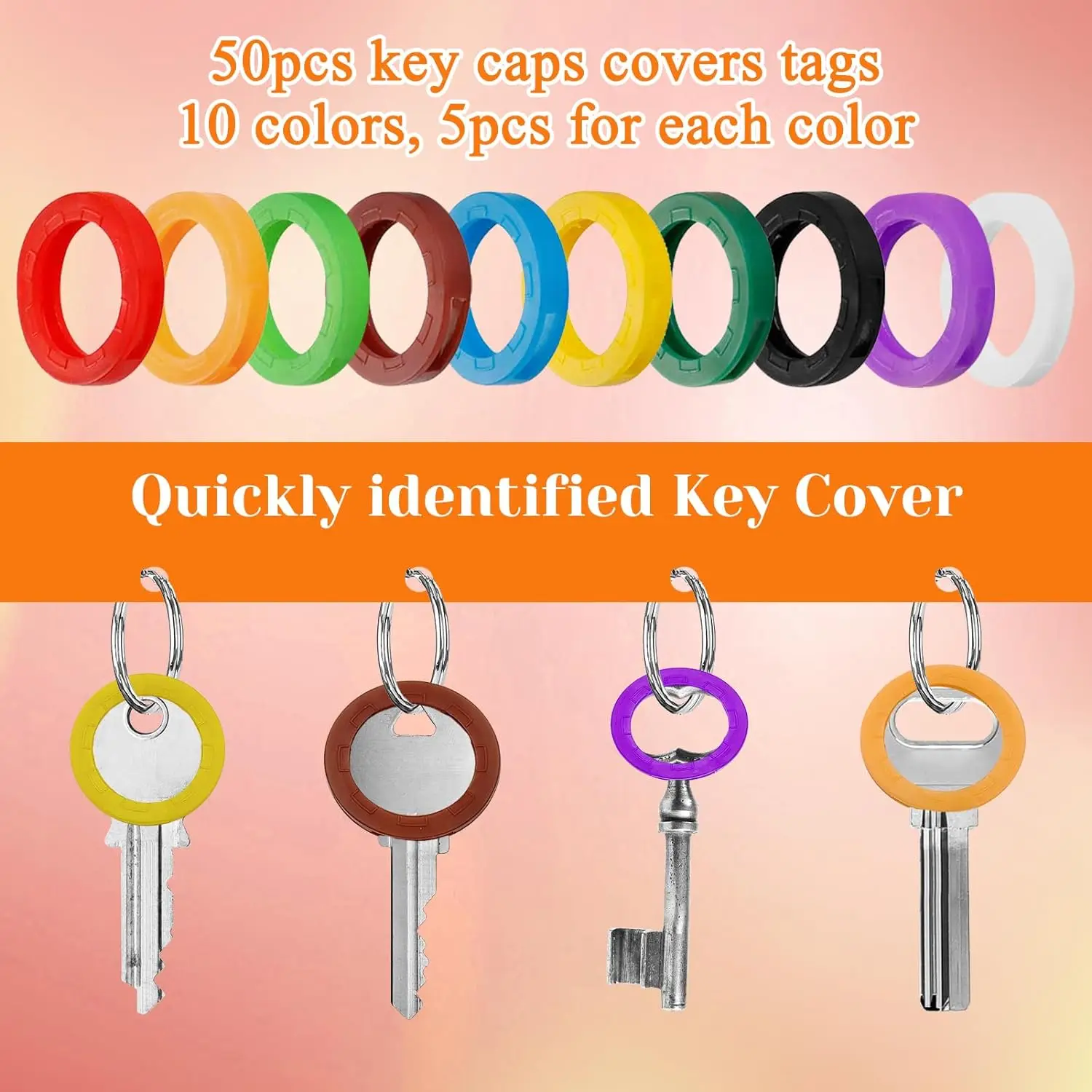 10-50 pces tampa chave cobre i - Home Security Key avaliação e preço