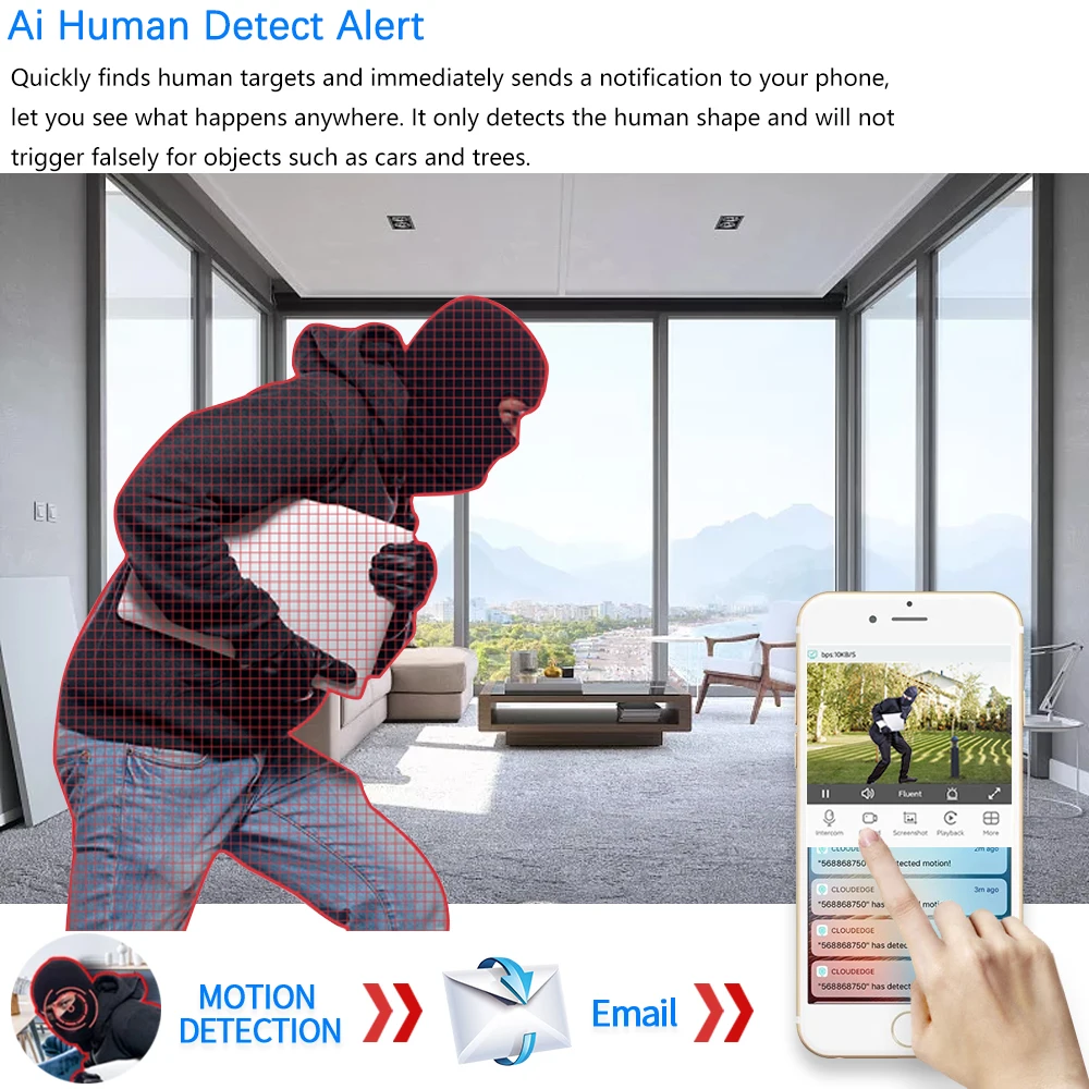 Sistema de câmera NVR sem fio  - Home Security With Cameras avaliação e preço